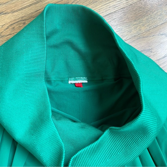 Wilson Midtown Wrap Tennis Skirt Courtside Green Pleated Athletic Skort Medium - Picture 5 of 11